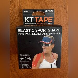 KT Tape Black Elastic Sports Tape